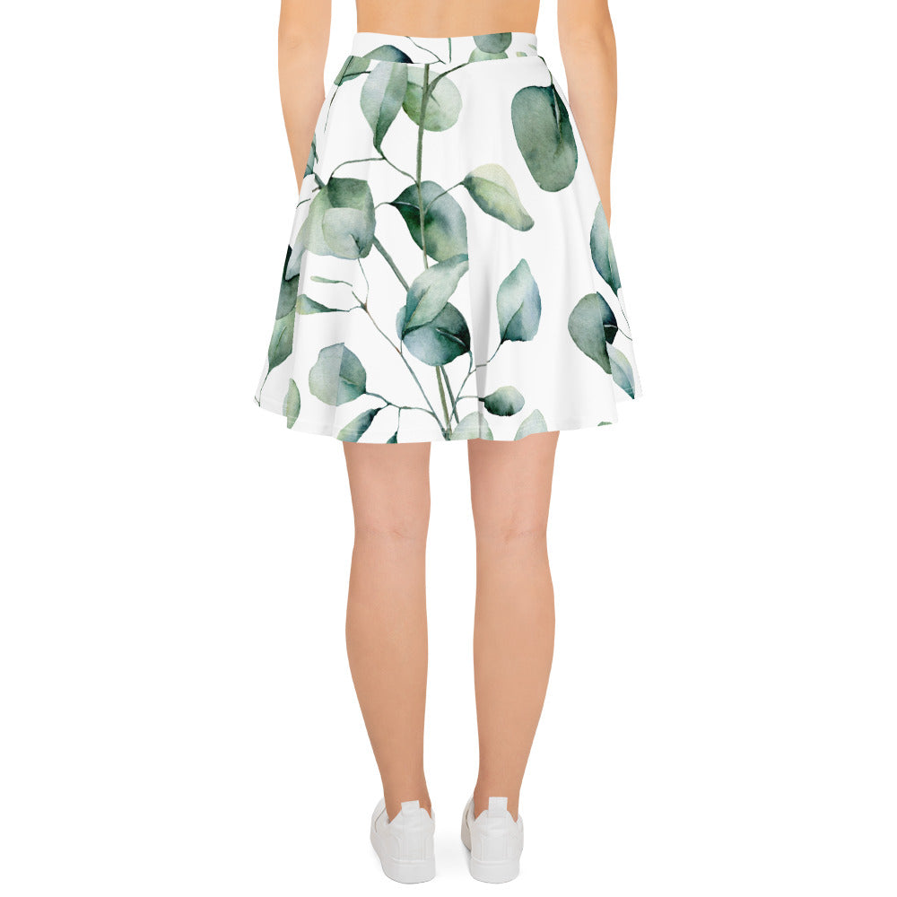 "Leaves" patterned skirt