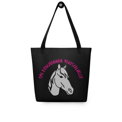 "T:mi Koivuranta Horse Services" canvas bag