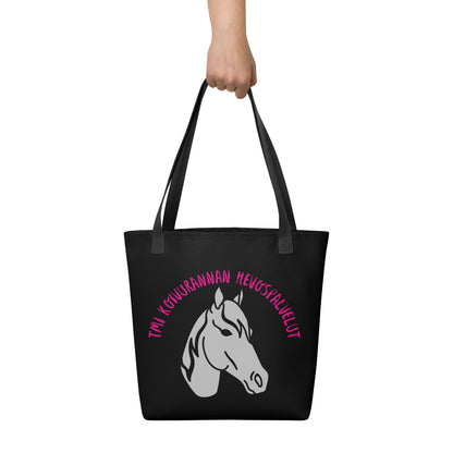 "T:mi Koivuranta Horse Services" canvas bag