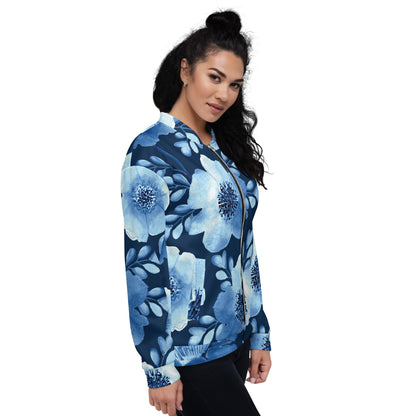 "Flower" women's bomber jacket