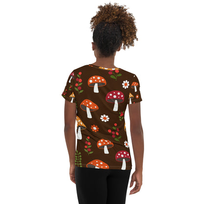 "Mushroom" women's t-shirt (elastic)