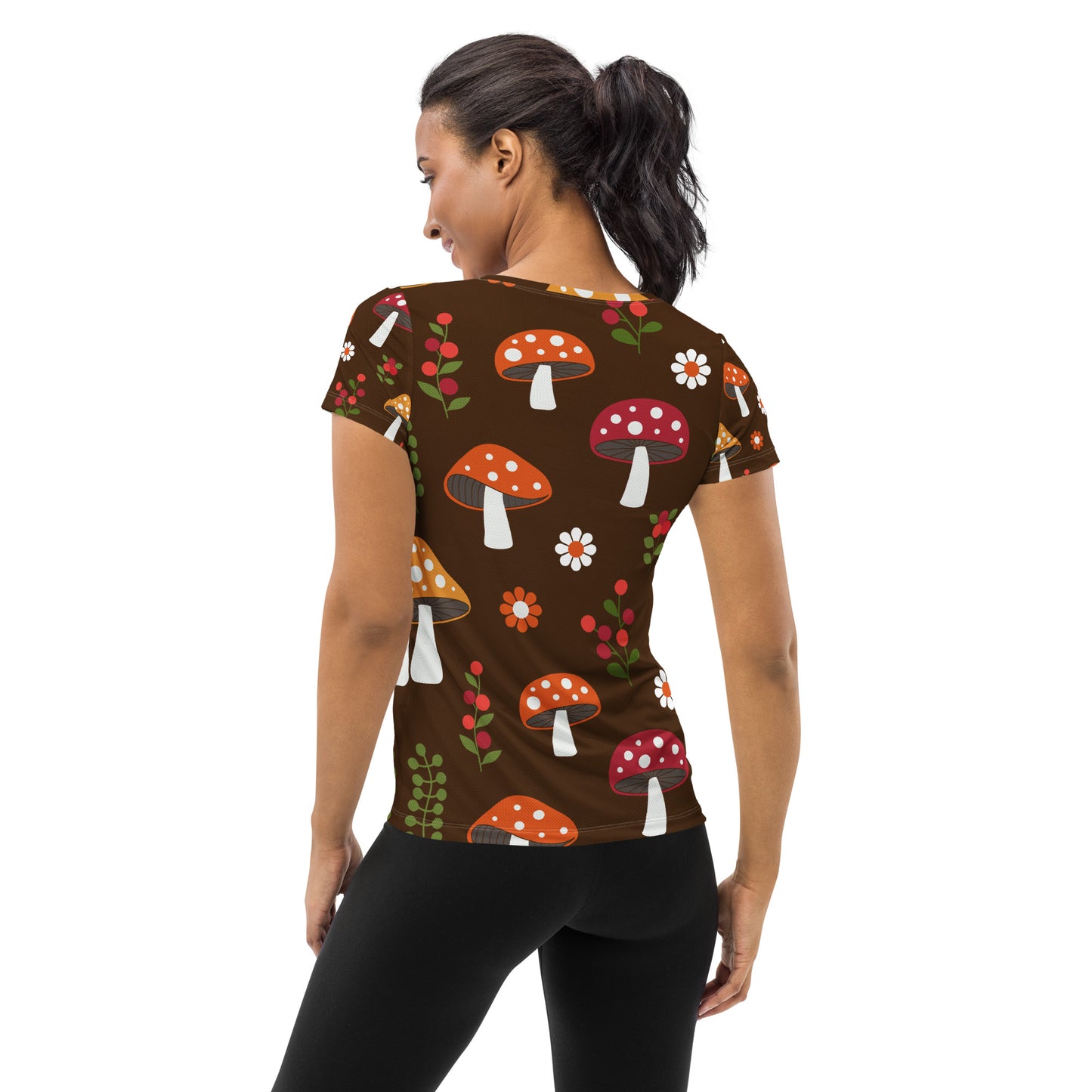 "Mushroom" women's t-shirt (elastic)