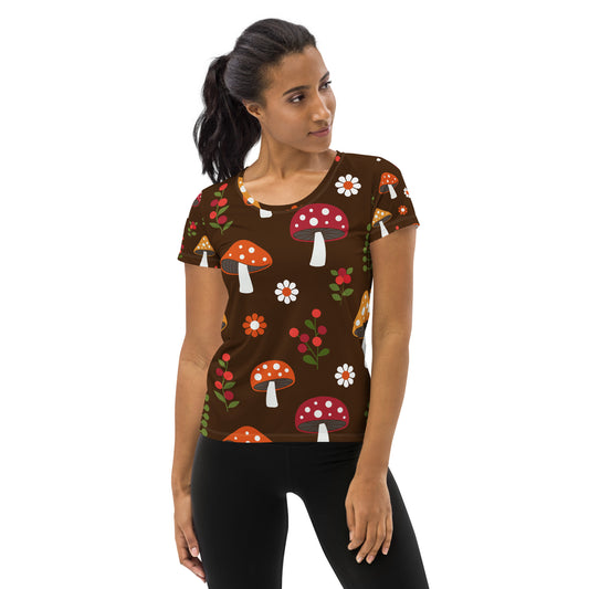 Damen-T-Shirt „Mushroom“ (elastisch)