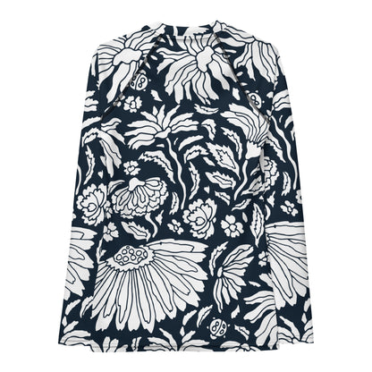 Damen-Langarmshirt mit Blumenmuster