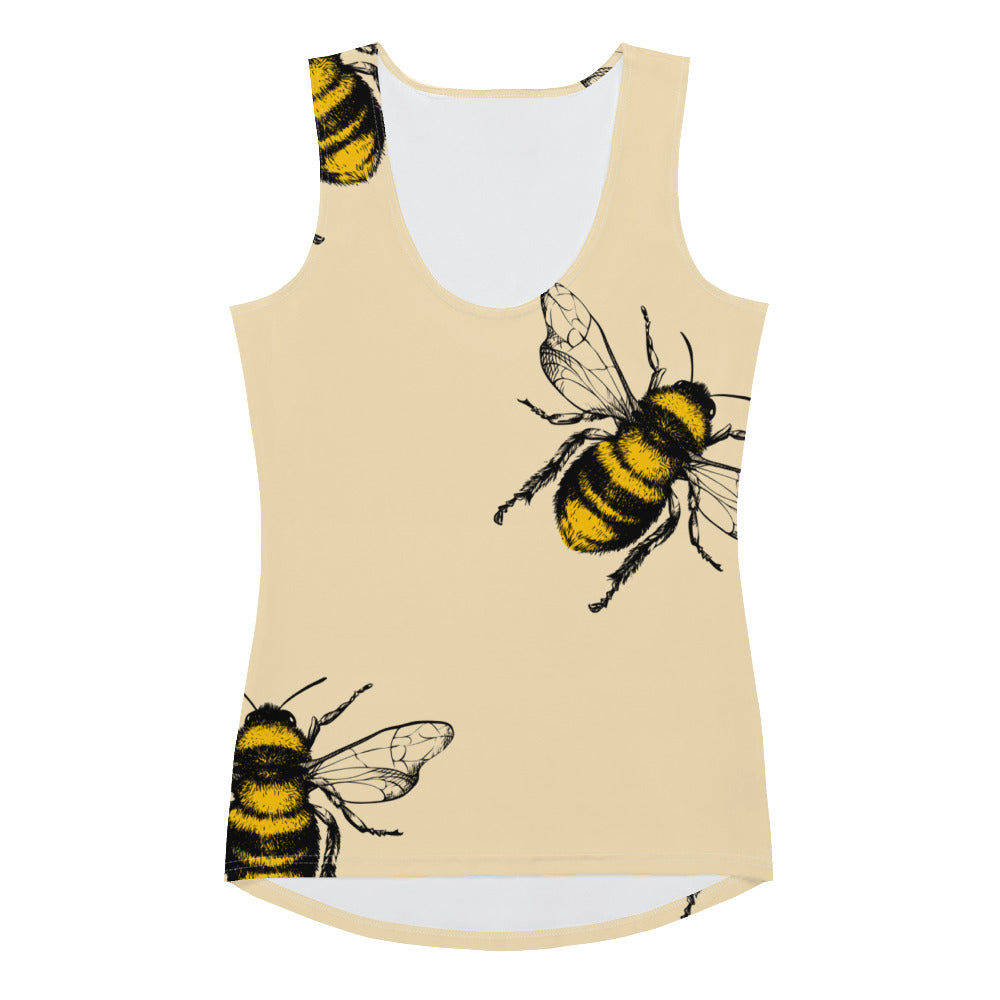 "Wasps" patterned women's top