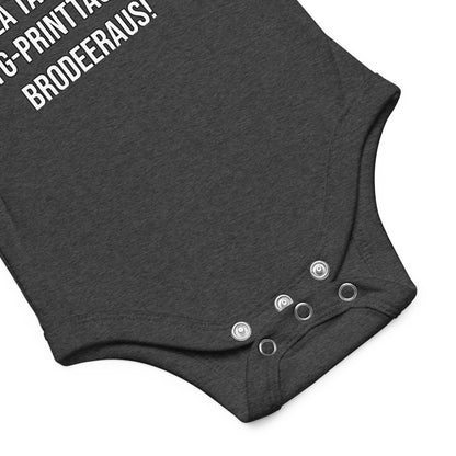 Baby bodysuit (DTG printing or embroidery)