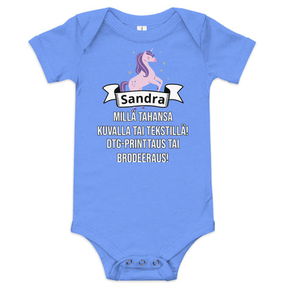 Baby bodysuit (DTG printing or embroidery)