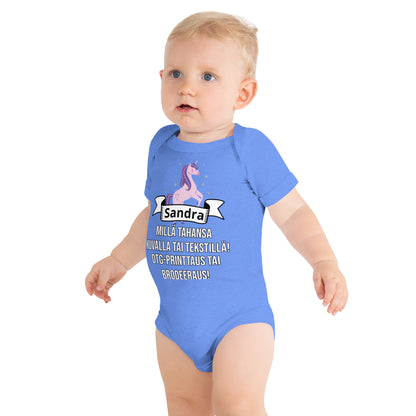 Baby bodysuit (DTG printing or embroidery)