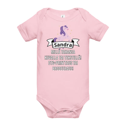 Baby bodysuit (DTG printing or embroidery)