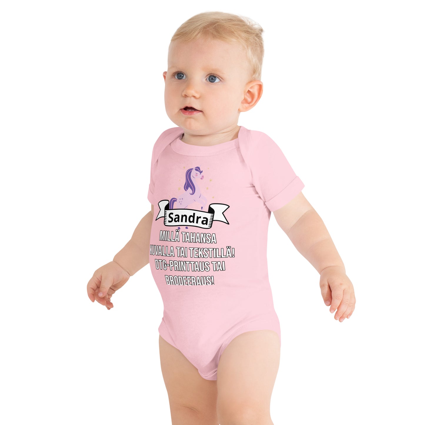 Baby bodysuit (DTG printing or embroidery)