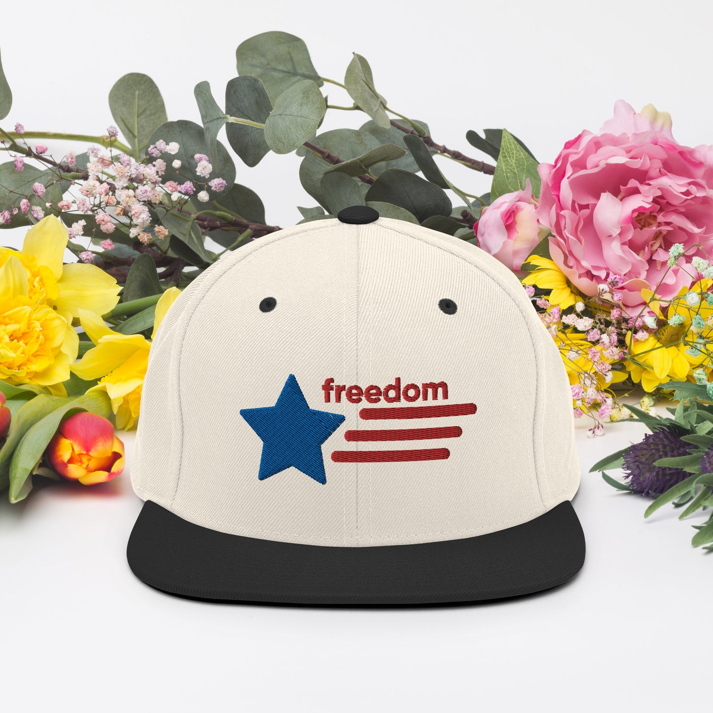 "Freedom" snapback cap