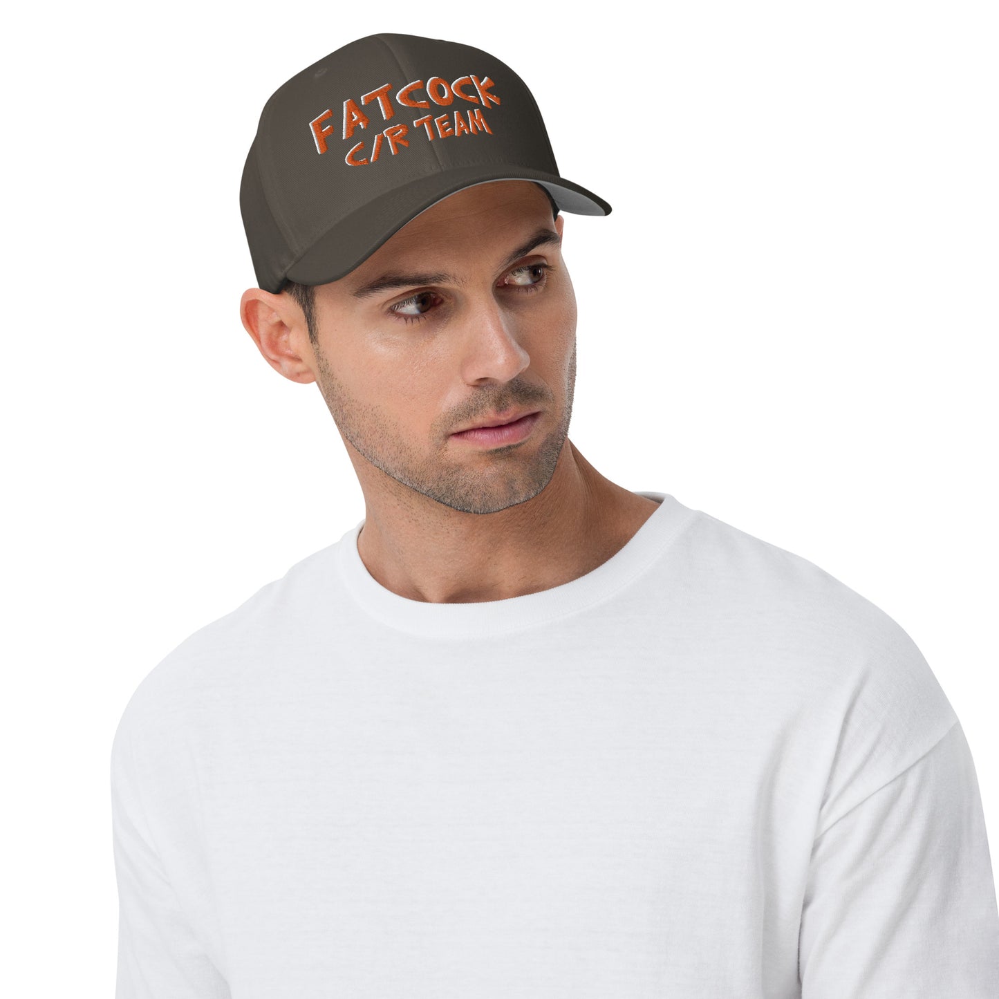 "Fatcock" baseball cap with embroidery