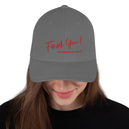 "Fuck you" cap