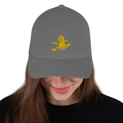 "Hunting Adventures" dad cap lippis (keltainen logo)