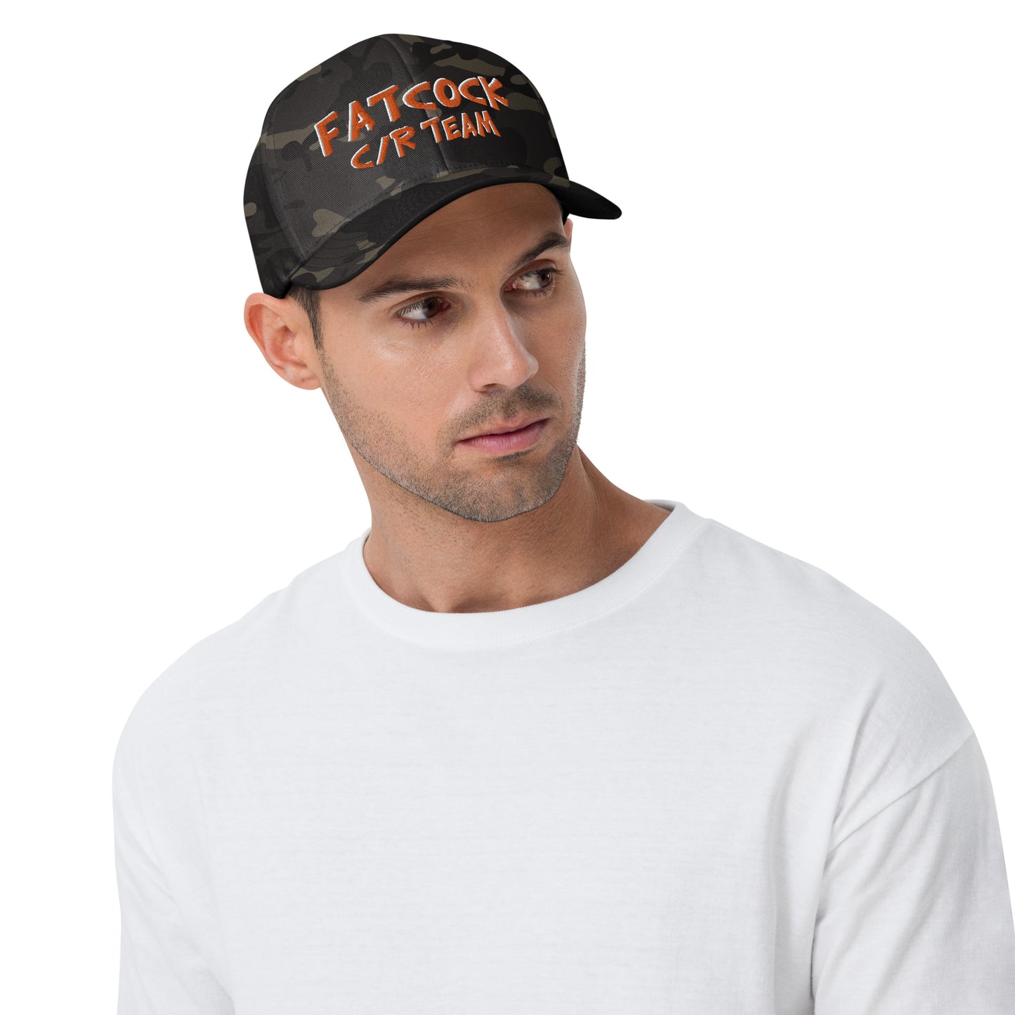 "Fatcock" baseball cap with embroidery