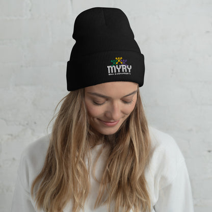 "MYRY" beanie with embroidery