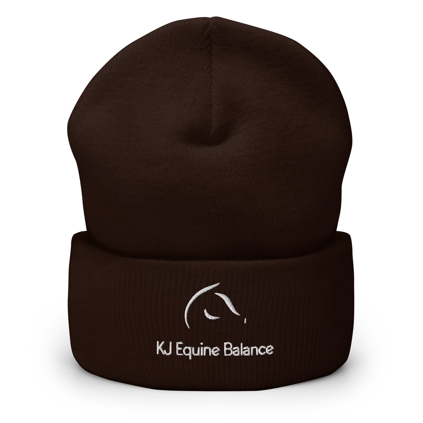 "KJ Equine" pipo brodeerauksella (valkoinen logo)