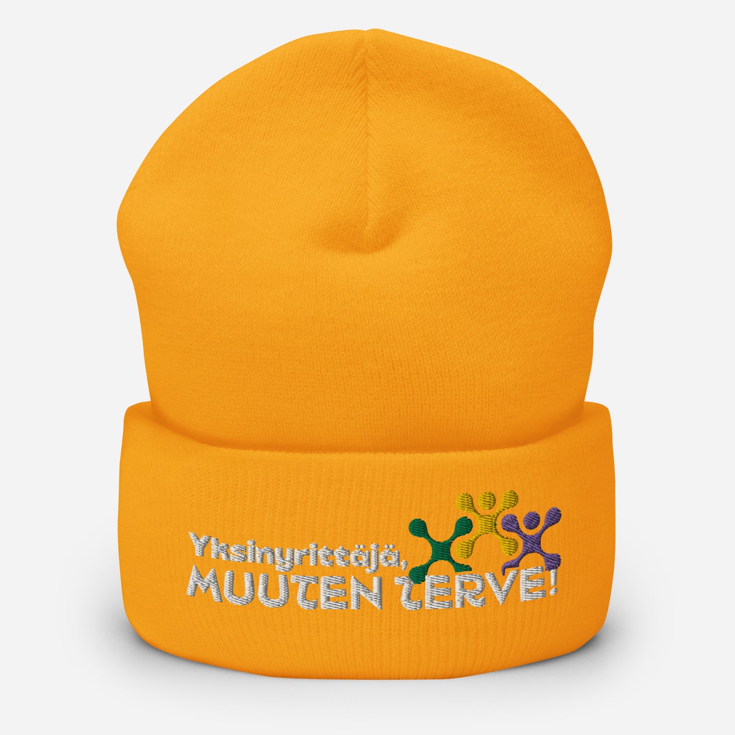 „Unternehmer, sonst gesund“ Beanie mit Stickerei (MyRy)