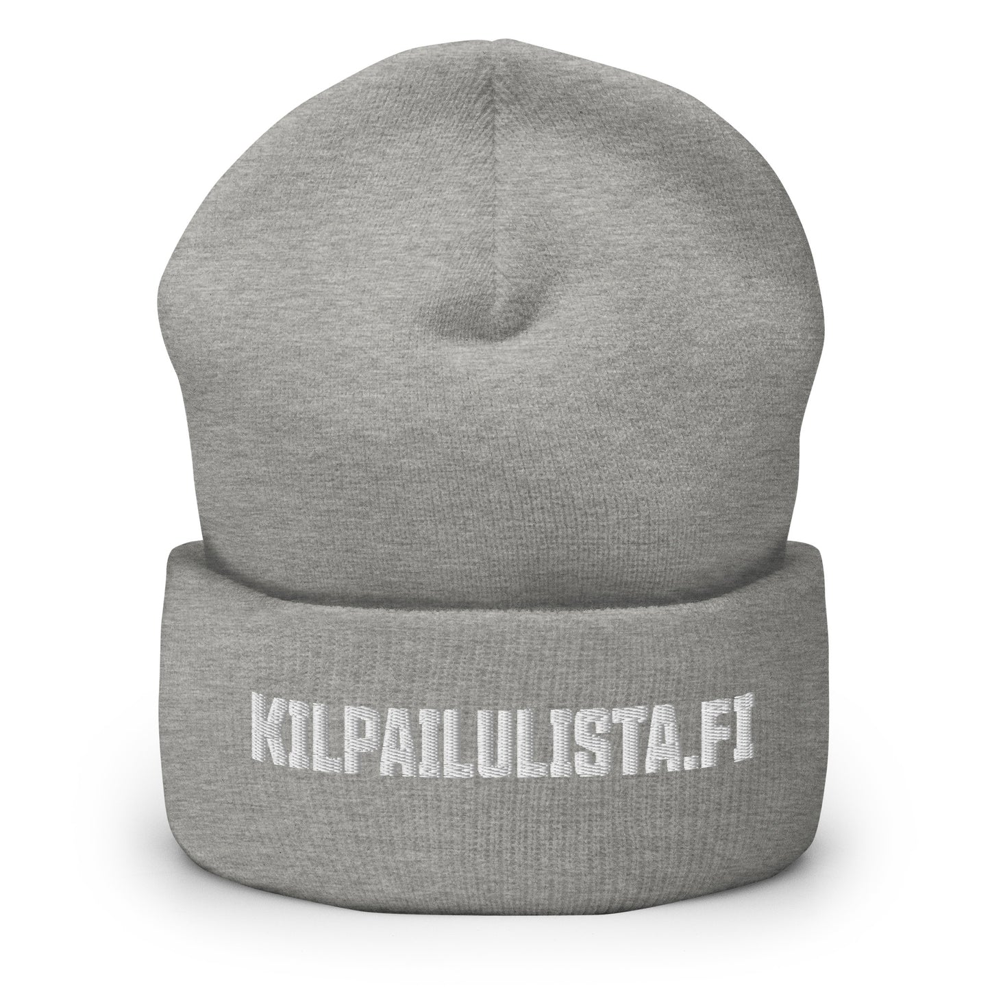 "Competition list" beanie with embroidery (white text)