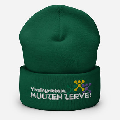 „Unternehmer, sonst gesund“ Beanie mit Stickerei (MyRy)