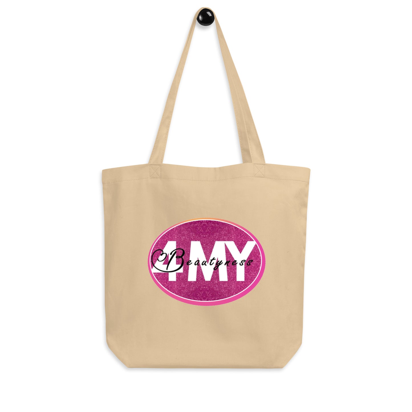 "4MyBeautyness" canvas bag, oval logo (ecological)