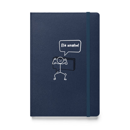 "Live and forget!" hardcover notebook