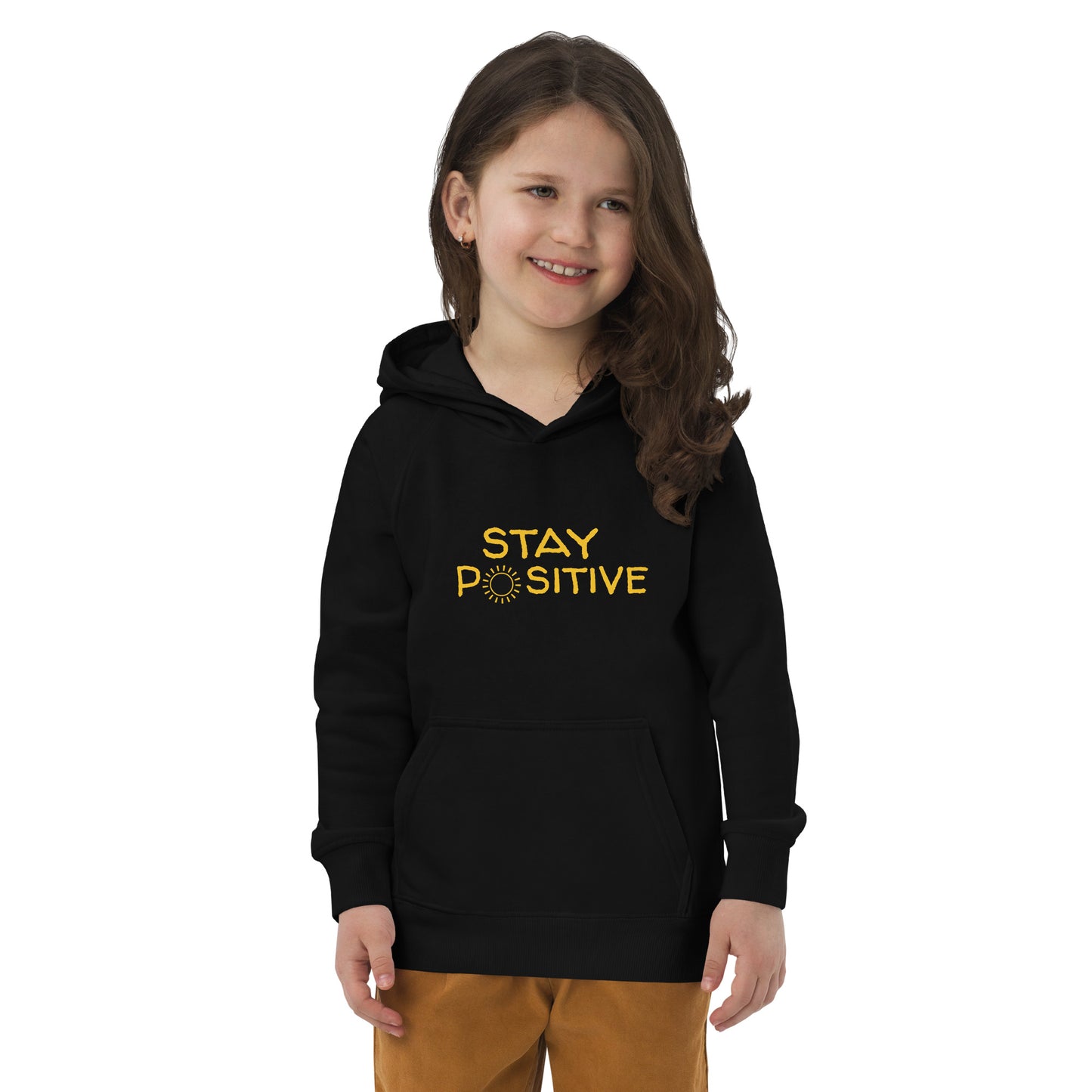 "Positive" children's hoodie (ecological)