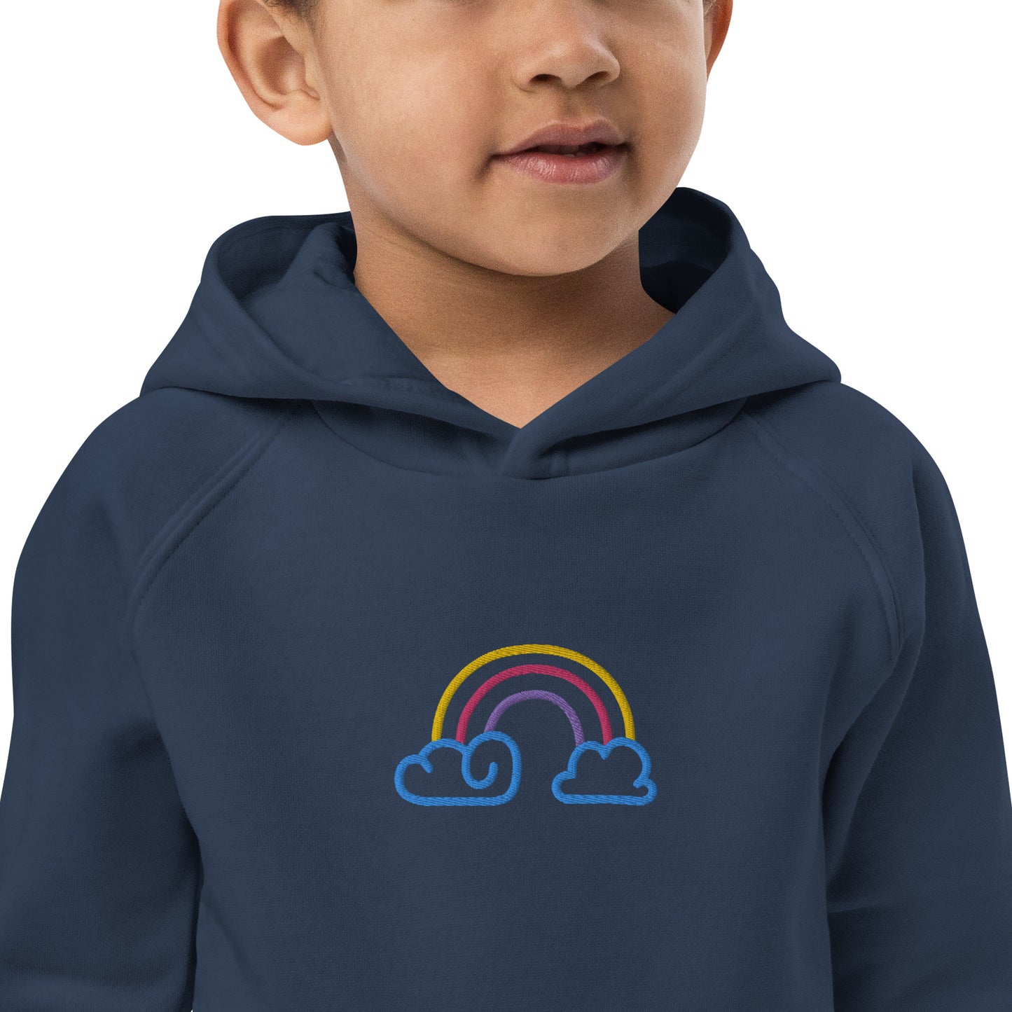 Kinder-Hoodie „Rainbow“ (ökologisch)