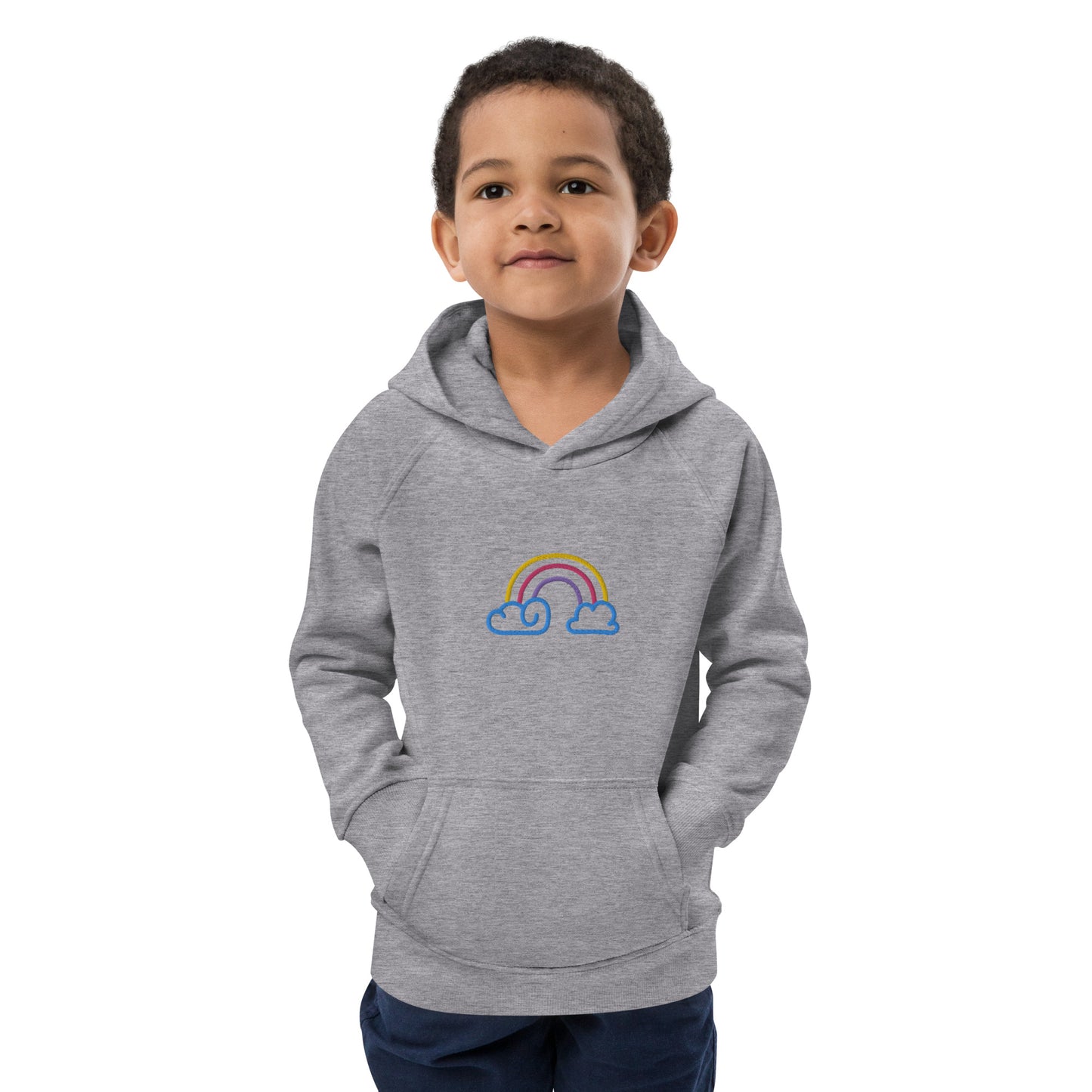 Kinder-Hoodie „Rainbow“ (ökologisch)