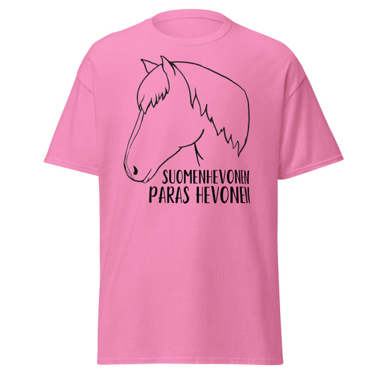 "Suomenhevone, paras hevonen" unisex t-paita