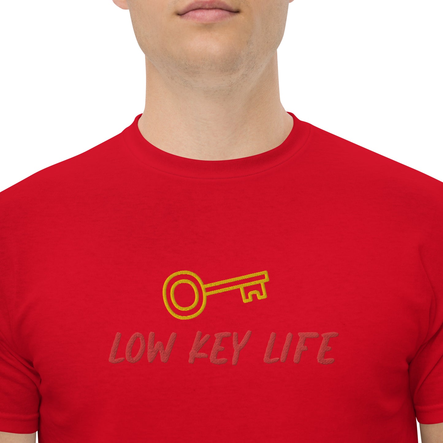 Herren-T-Shirt „Low Key Life“.