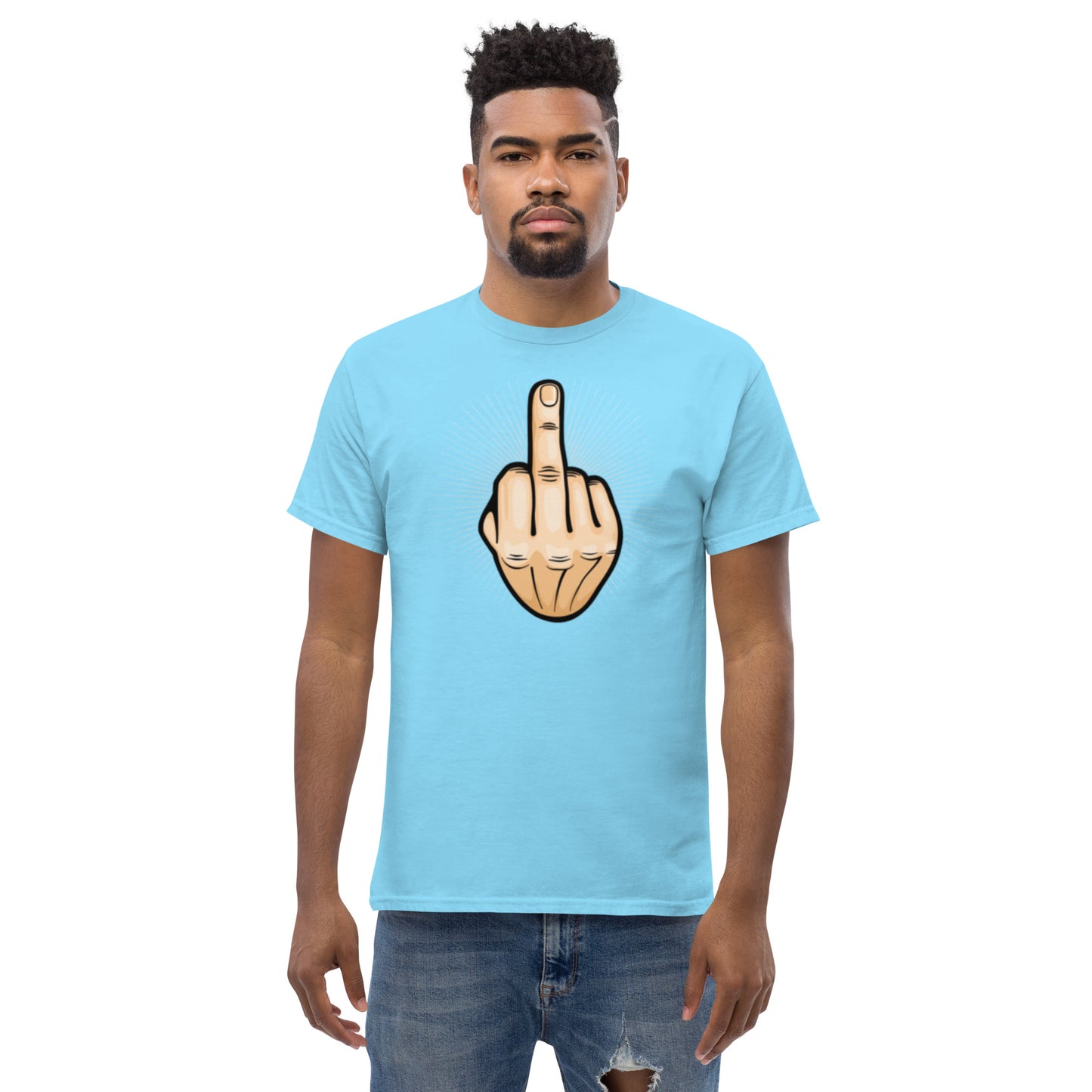 "Middle finger" men's t-shirt