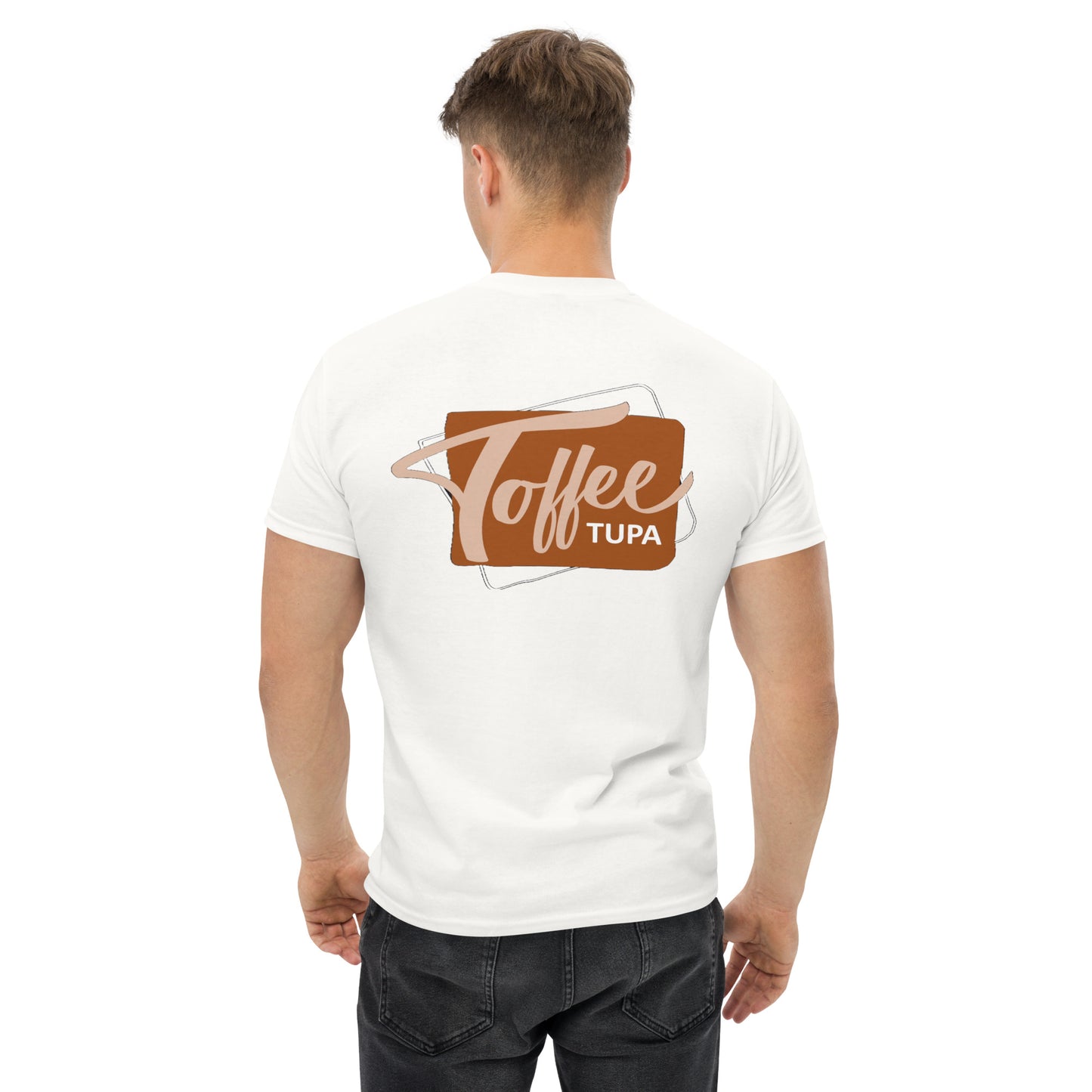 "Toffeetupa" classic t-paita, brodeeraus + printtaus