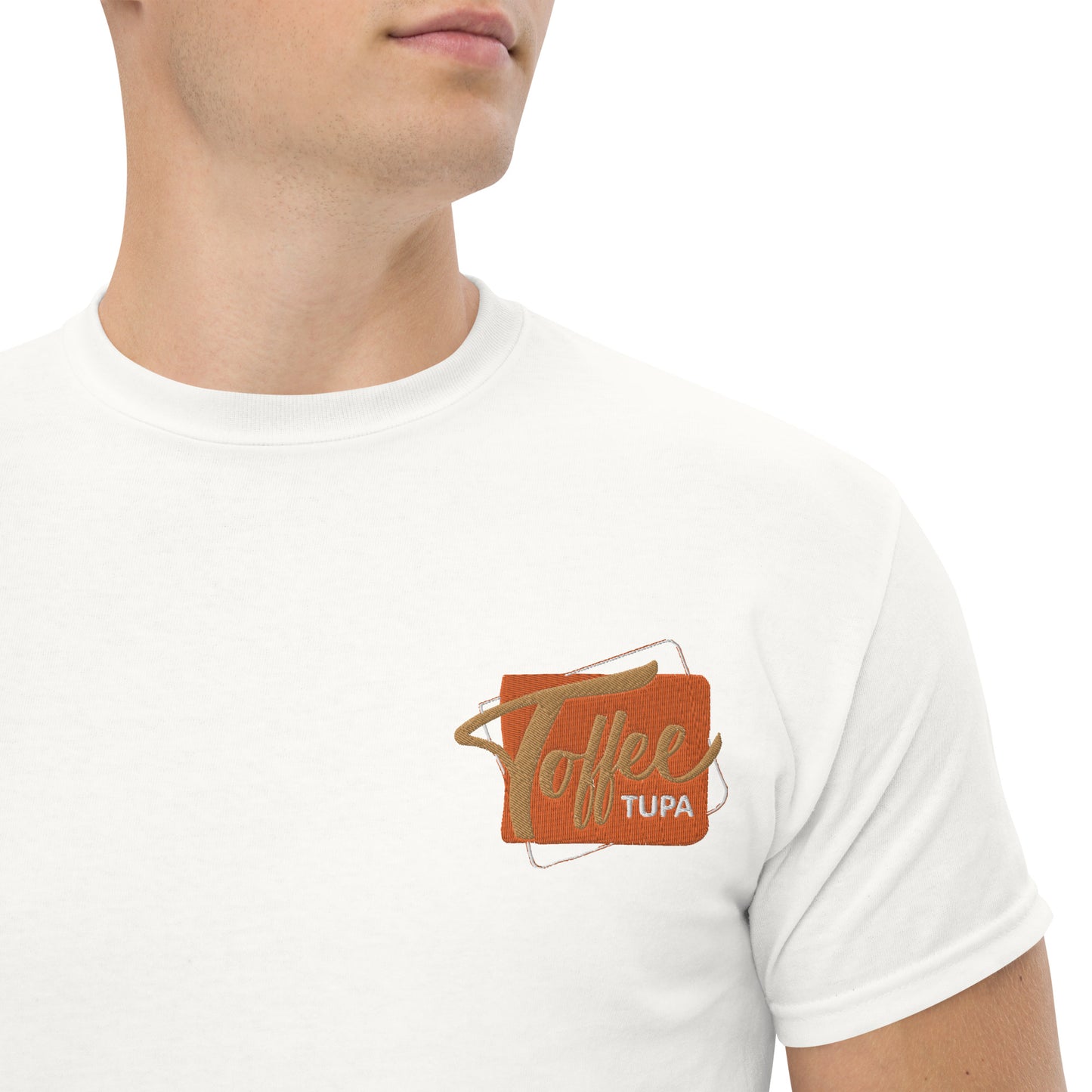 "Toffeetupa" classic t-paita, brodeeraus + printtaus