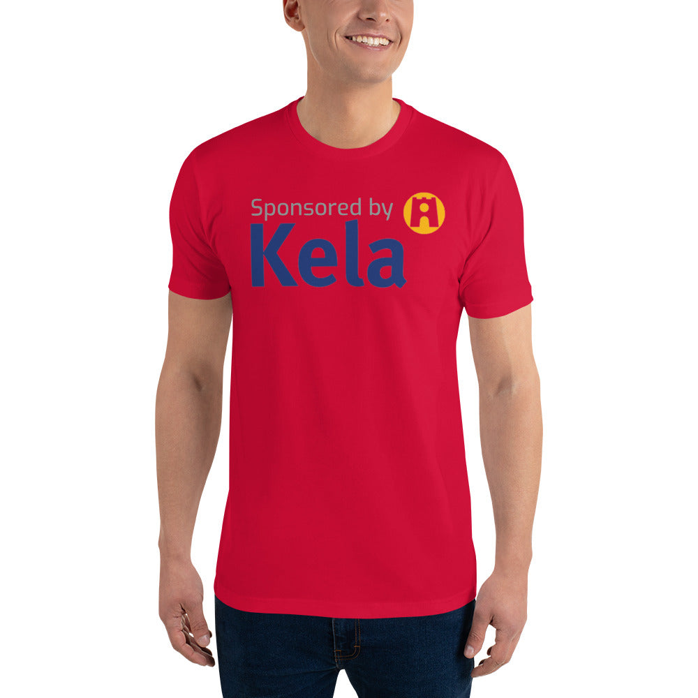 „Sponsored by Kela“ Herren-T-Shirt