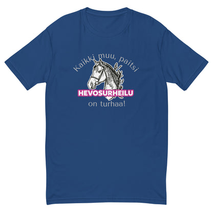 t-paita tekstillä hevosurheilu
