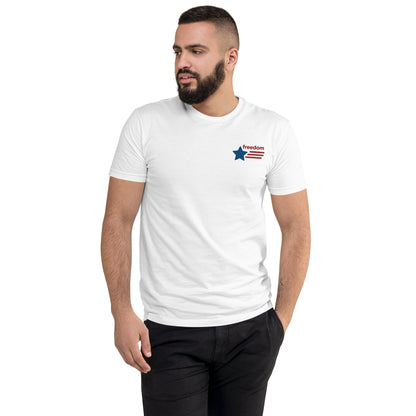 "Freedom" miesten t-paita (istuva)