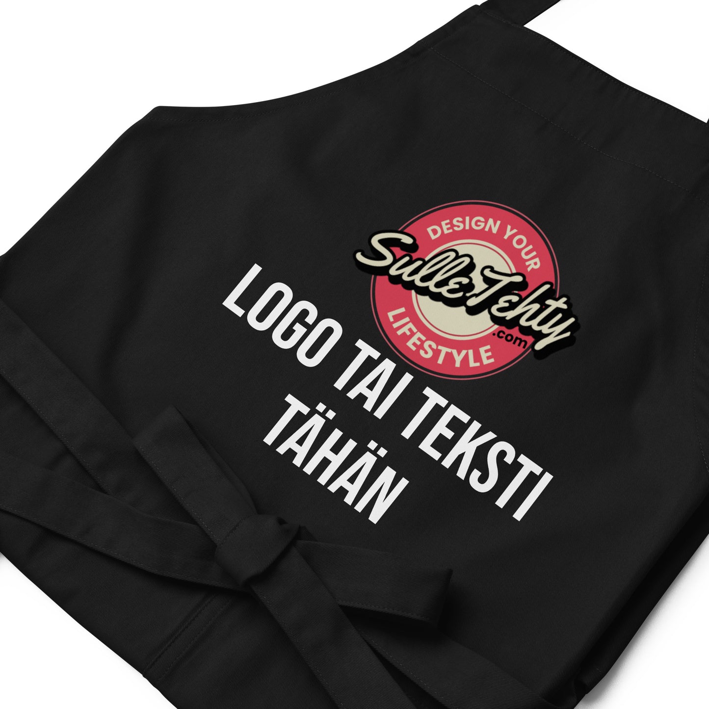 Apron with DTG printing or embroidery (ecological)