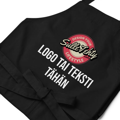 Apron with DTG printing or embroidery (ecological)