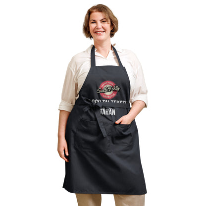 Apron with DTG printing or embroidery (ecological)