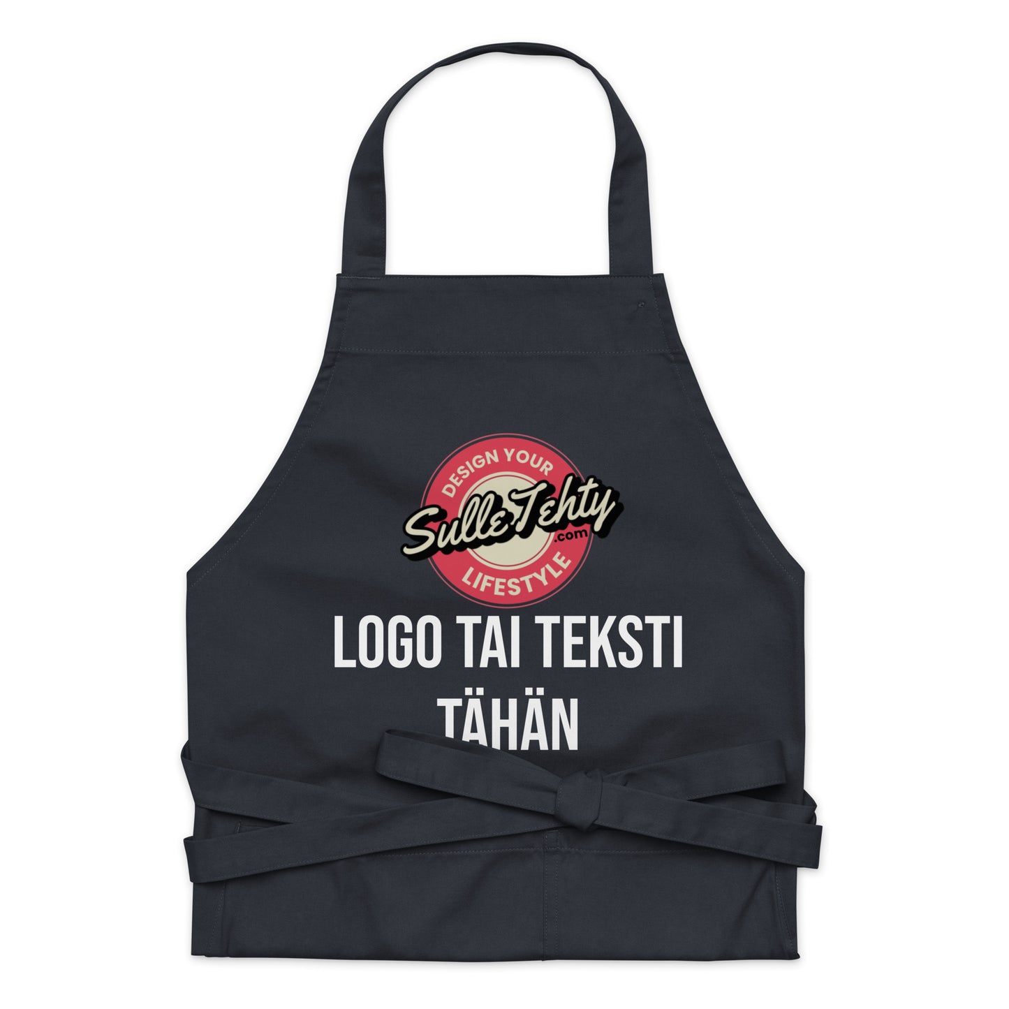 Apron with DTG printing or embroidery (ecological)