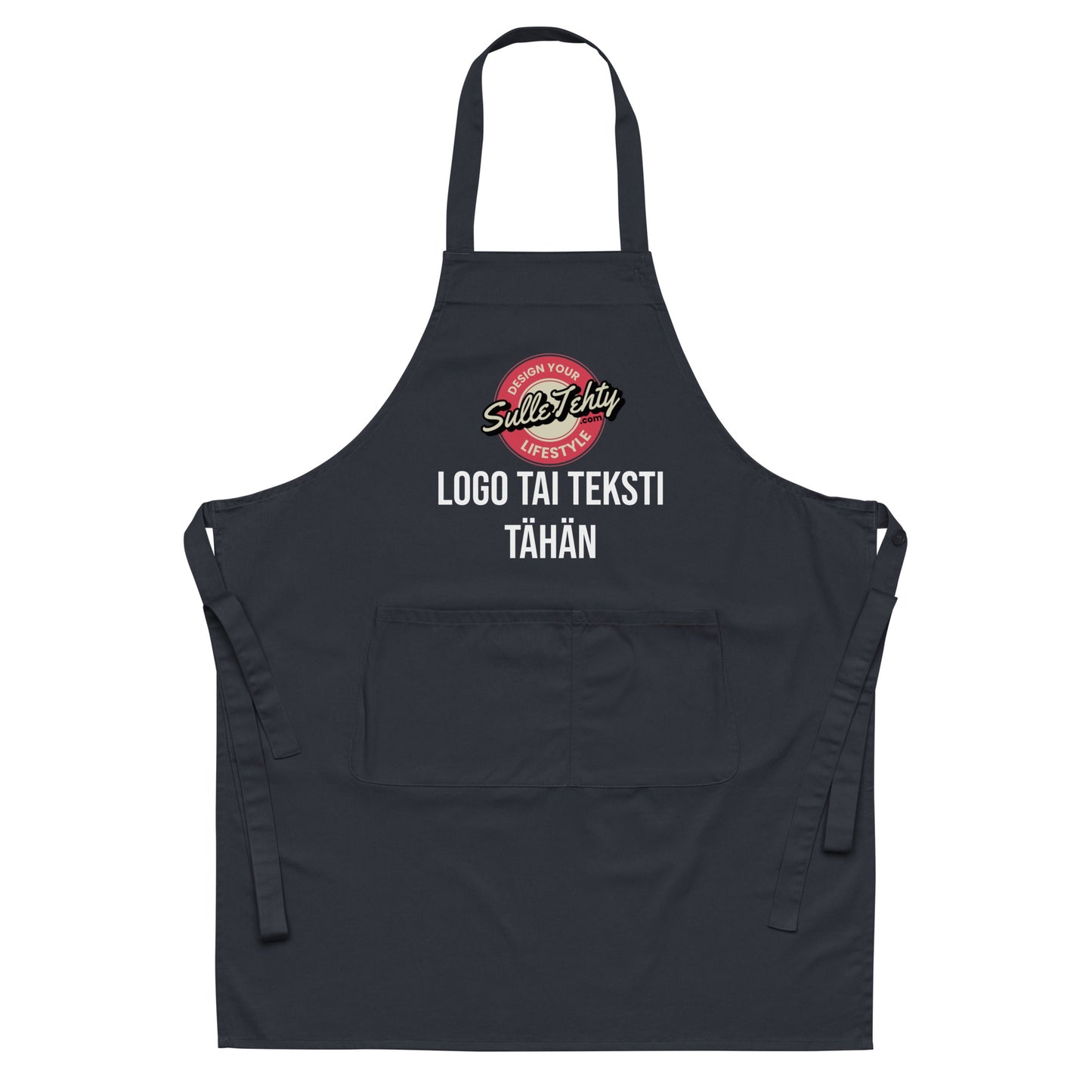 Apron with DTG printing or embroidery (ecological)