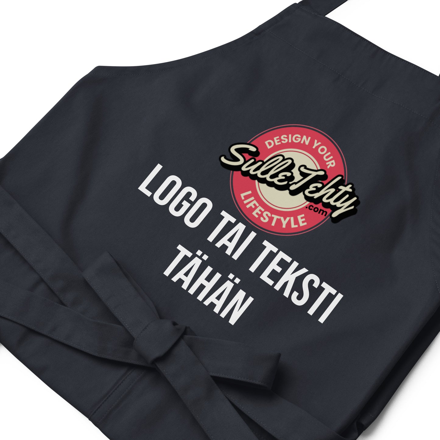 Apron with DTG printing or embroidery (ecological)