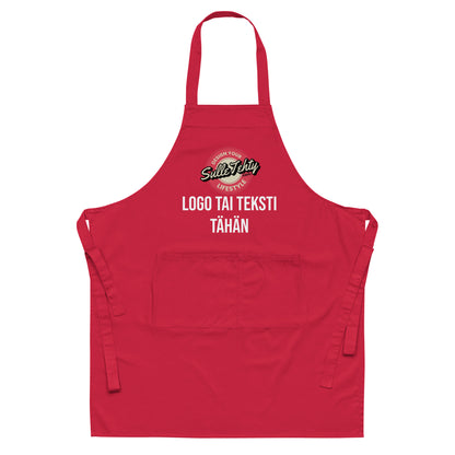 Apron with DTG printing or embroidery (ecological)