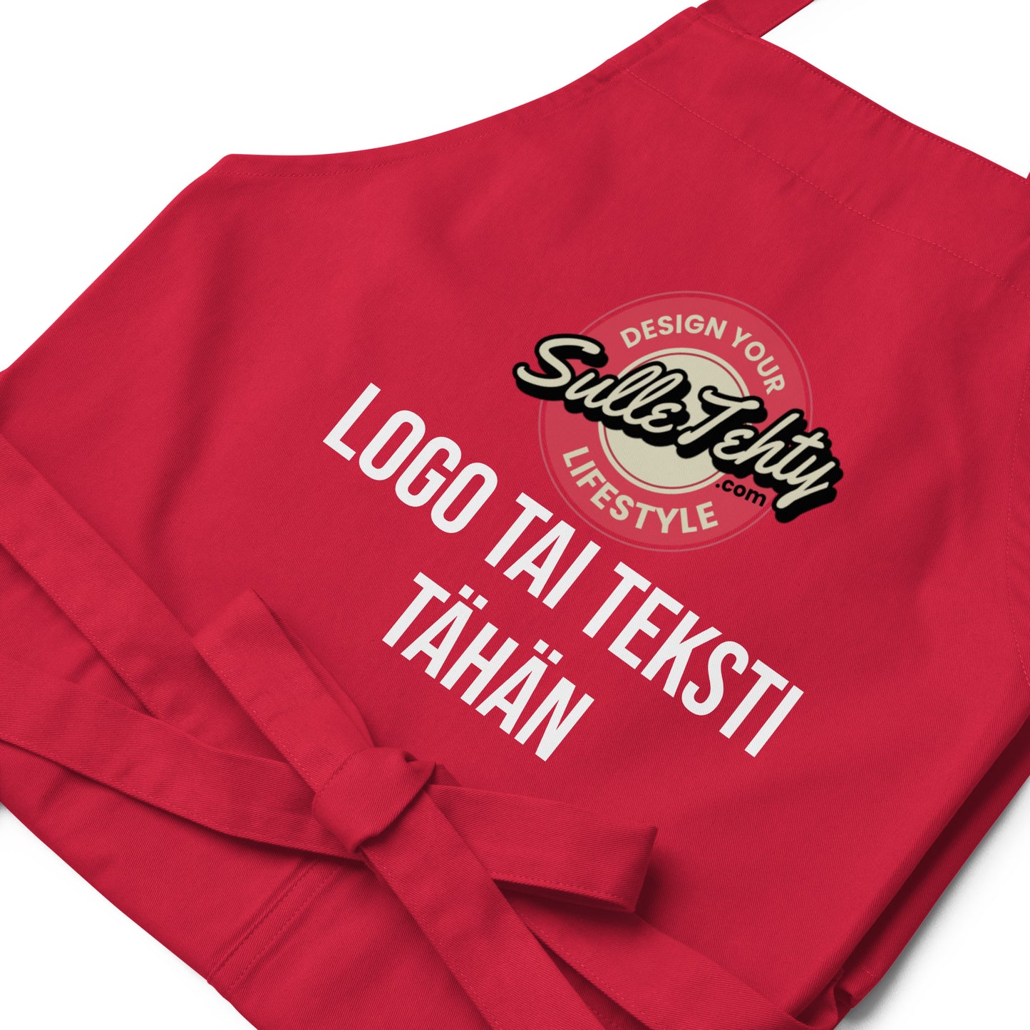 Apron with DTG printing or embroidery (ecological)