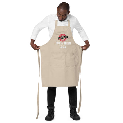 Apron with DTG printing or embroidery (ecological)