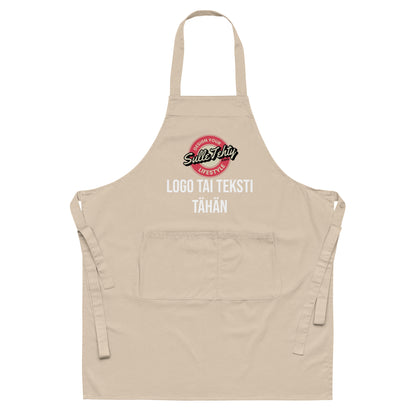 Apron with DTG printing or embroidery (ecological)