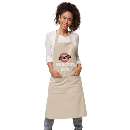 Apron with DTG printing or embroidery (ecological)