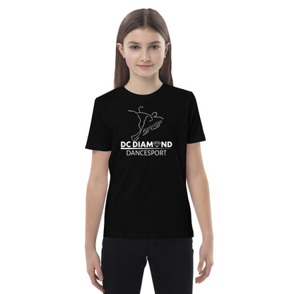 „DC Diamond“ Kinder-Unisex-T-Shirt, Frontdruck (Öko-Logo)