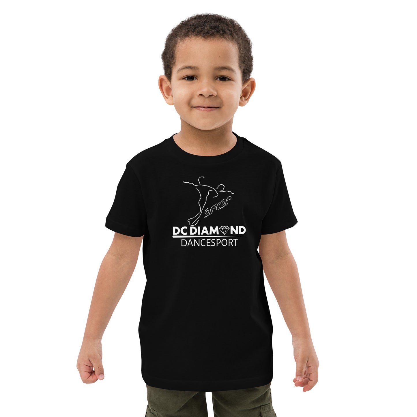 "DC Diamond" children's unisex t-shirt, front print (eco logo)